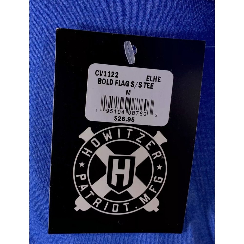 HOWITZER by AFFLICTION Men's T-Shirt S/S BOLD FLAG - Picture 6 of 9